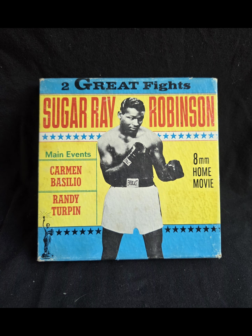 Sugar Ray Robinson 8mm Home Movie Box - Sugar Ray Robinson Columbia Pictures